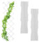 Relaxdays Set 3 Tralicci Estensibili in Plastica, Grigliato per Piante Rampicanti, Giardino e Balcone, 180 cm, Bianco