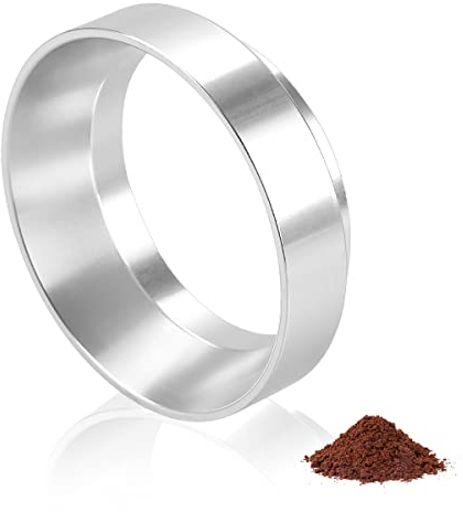 Magnetic Coffee Dosing Funnel for Espresso Machine Portafilter, Aluminum, Universal(51MM)