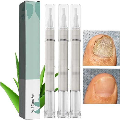 Stylo de soin des ongles,stylo de réparation des ongles,sérum de croissance des ongles, traitement des champignons des ongles des pieds et des ongles,traitement nourrissant des cuticules (3 pièces)