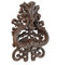 HOMESCAPES - Heurtoir de Porte décoratif en Fonte Marron – Motif Classique