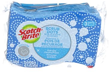 Scotch-Brite Puntos antiarañazos, Paquete de 3 Unidades, antiarañazos para una Limpieza eficaz y Protectora