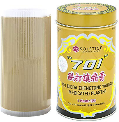 701 Dieda Zhentong Yaogao Medicated Plaster (Genuine Solstice Product) (1 Can)