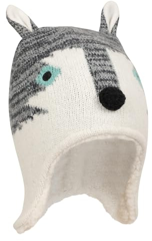 Mountain Warehouse Character Junior-Fleecemütze, Für Winter Weiß Einheitsgröße