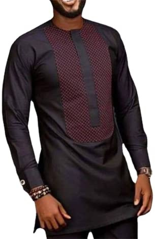 MANYMANY Hommes tenue vêtements traditionnels africains Ankara costume hommes coupe ajustée survêtement tunique haut et pantalon ensemble de vêtements 2 pièces