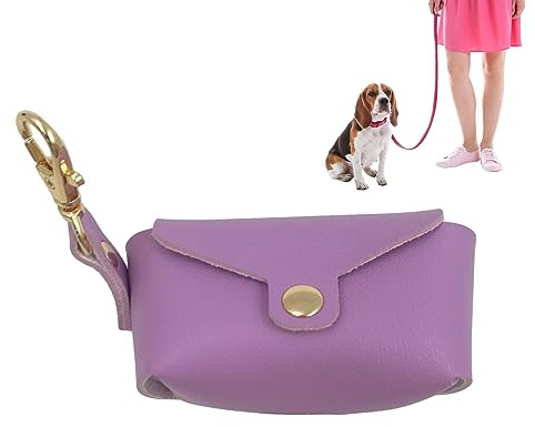 Honhoha Porte-Sac à Caca pour Chien | Puppy Potty Carrier Petite Pochette pour Chien avec Mousqueton - Distributeur de Sacs à déchets Doggie pour la Course à Pied en Plein air