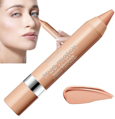 Barra correctora - Lápiz corrector | Lápiz corrector resistente al agua, maquillaje corrector de 3 g, corrector en barra de cobertura hidratante, corrector de ojeras, marcas de acné, corrector de