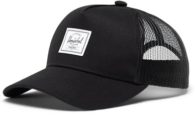 Herschel Supply Co. Whaler Cotton Mesh Kids Cap, Black, Kids
