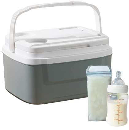Tuxxjzm Insulated Cooler - 8L Car Fridge Portable Freezer Cooler,Large Capacity Ice Chest with Handle Leakproof Car Refrigerator for Beverage Hiking Truck