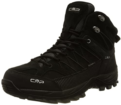 CMP Herren Rigel Mid Shoes Wp Trekking-Schuhe, Schwarz, 43 EU
