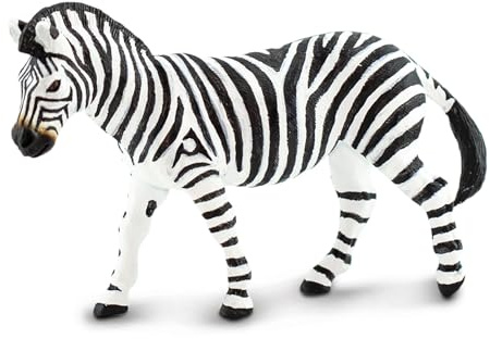 Safari Ltd. Plains Zebra Figurine - Realistic 5 Model Figure - Educational Toy for Boys, Girls and Kids Ages 1+