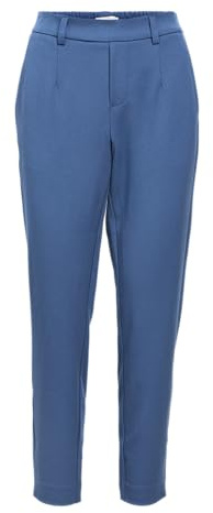 OBJECT OBJLISA Slim Pant Noos, Pantaloni di Stoffa Donna, Dark Denim,