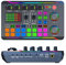 Carte son en direct, table de mixage audio avec 16 effets de changement de son, mixeur DJ en streaming Bluetooth, table de mixage sonore pour enregistrement/baladodiffusion/jeux/streaming en direct