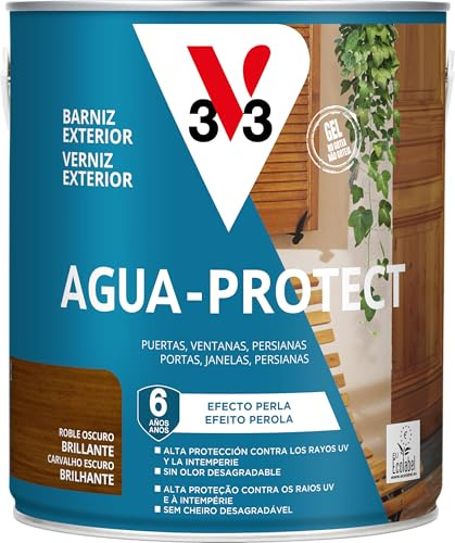 V33 Utomhuslack vattenskyddad blank mörk ek 2,5 l