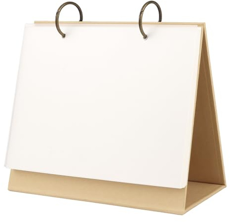 Calendrier Vierge | Calendriers Personnalisé en Papier Kraft pour Prise de Notes, Dessin, Planification et Affichage