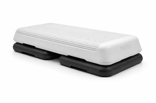BSFIT Step Aerobic Profesional - Altura Ajustable 11cm/16cm - Plataforma de Fitness para Casa y Gimnasio - Fabricado en España - Superficie Antideslizante
