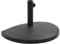 vidaXL Base Parasole Semicircolare in Poliresina 15kg Nero Supporto Ombrellone