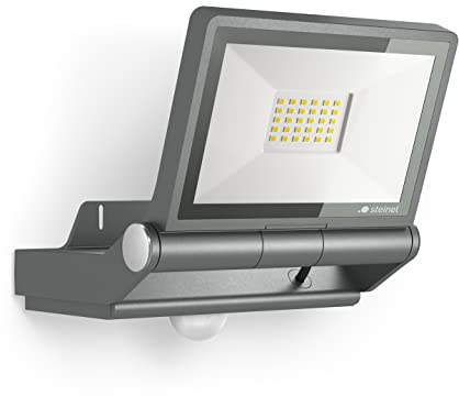 Steinel LED Strahler XLED PRO ONE S anthrazit, 240° Bewegungsmelder, 2236 lm Flutlicht, Fluter mit Nachtlicht