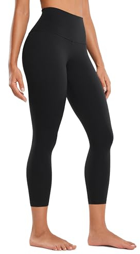 CRZ YOGA Butterluxe Yoga Capris Leggings 23'' - High Waisted Buttery Soft Workout Womens Lounge Pants Black Small