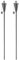 Harbour Housewares Metallkegelgartenfeuerfackeln - 146cm - Silber - Pack Von 2