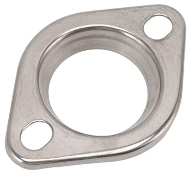 Système D'échappement 2 Boulons Collecteur D'en-tête de 2.5 Pouces Bride de Raccordement D'échappement Bride de Collecteur de Tuyau de Descente en Acier Inoxydable pour Civic