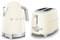 Smeg 50’s Style Retro Range Breakfast Set, 1.7L 3000W Variable Temperature Kettle and Multi-Functional Control 2-Slice 950W Toaster, Cream, KLF04CRUK/ TSF01CRUK