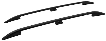 TURTLE Compatible con Volkswagen Caddy 20202024 / Barras de Techo Crown versión Corta | Negro