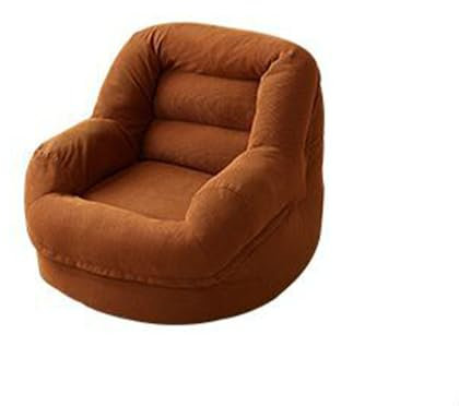 WISHNW Poltrona per soggiorno, comfort con imbottitura in gommapiuma, per guardare la TV o giocare, adatta per divani da pavimento (marrone)