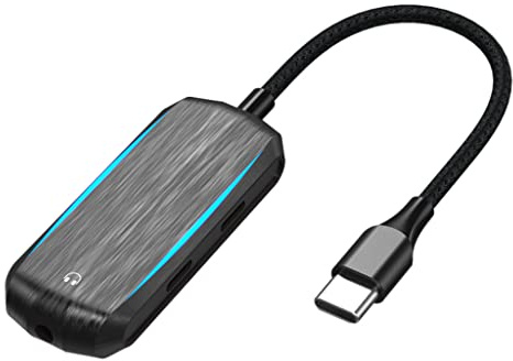 Whoasyst tvåvägsfunktionstyp C tre-i-digital telefonadapter 60 W för laddning/kabelkontroll/USB-sköld digital adapter