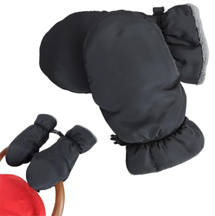 Gants de poussette pour bébé – Chauffage des mains d'hiver antigel | Moufles de guidon pour temps froid pour adultes, parents, landau, poussette, véhicules électriques, confort, shopping, marche