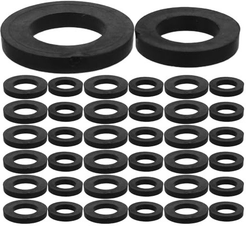 Toddmomy 100 st. gummibrickor för rörmokeri - 1/2 3/4 O-ring dusch gummibrickor packning för kran vattenrörsbyte