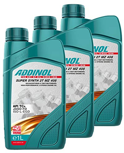 Addinol 3X Motoröl Motorenöl Motor Motoren Motor Oil Engine Oil 2-Takt Super Synth 2T Mz 408 1L 72400607