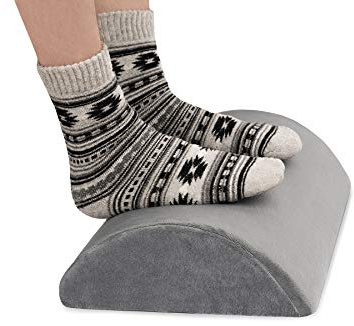 ADEPTNA Soft Comfortable Foot Rest Cushion for Under Desk – Ergonomic Pillow for Your Work Computer Desk or Comfort While Sitting - Most Comfortable Office Foot Rest for Lumbar Leg Back Knee Pain