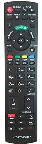 Replacement for panasonic tv remote n2qayb000487 for tv remote control panasonic compatible Universal for Panasonic TV Remote Control