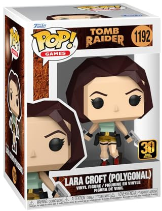 Funko POP! Games: Tomb Raider- Lara Croft - Polygon - Collectable Vinyl Figure - Gift Idea - Official Merchandise - Toys For Kids & Adults - Model Figure for Collectors and Display