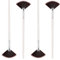 SAVITA 4Pcs Pinceles de Abanico para Mascarillas Faciales, Fan Brush Maquillaje para Mascarillas de Barro y Dormir (Marrón Degradado)