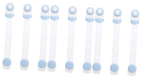 TOYANDONA 9 Stk Kindersicherung Schranktüren Verriegeln Kühlschrankschloss Für Kinder Kühlschranktürschloss Türschlösser Magnetischer Schrank Toilettenschloss Kabinett Sperren Pp Pack Baby