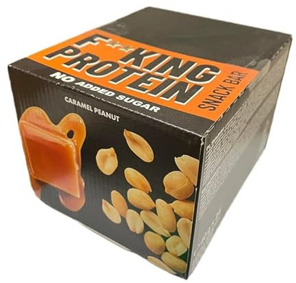 Allnutrition Fitking Protein Snack Bar, Caramel Peanut - 24 x 40g