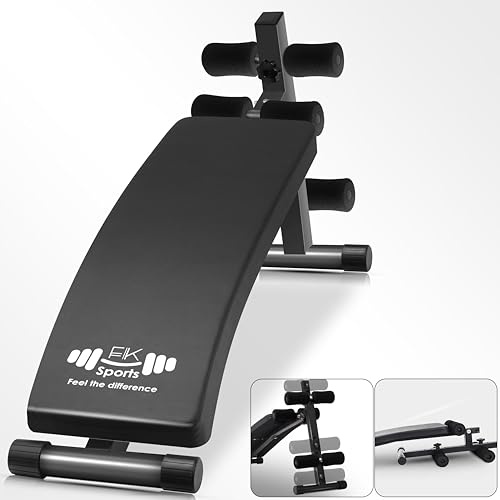 FK Sports Adjustable Weight Bench - Sit up Bench for Bench Press & Abs Workout, Gym Bench with 6 Adjustable Levels, 150KG Heavy-Duty Workout Bench | Foldable Exercise Bench | Gym Equipment for Home
