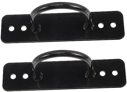 UPKOCH 2 piezas Anclajes para Cuerda de Entrenamiento Inoxidable Kit para Montaje Pared y Vigas Soporte Resistente para Cuerdas de Batalla y Ejercicio Interiores y Exteriores