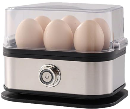 kaiop Hervidor De Huevos | Tapa Transparente Eléctrica - Cocedor con Apagado Automático,Para Cocinar Huevos Pasados Duros Tortillas Sándwiches Cocina Hogar Apartamento Hotel Camping Desayuno Almuerzo
