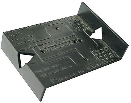 Concealed Hinge & Mounting Plate Drilling Jig - 26mm & 35mm Cup Template for Kitchen Bedrooms Bathrooms x1