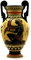 Amphora Vase Göttin Diana Artemis & Athena Antike griechische Keramik
