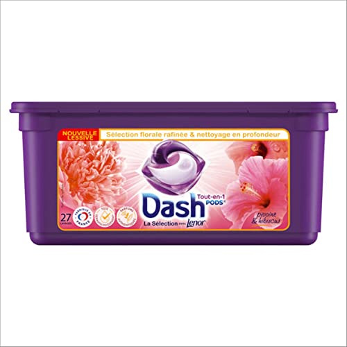 Dash Tutto in 1 Pod Peonia E Ibisco Detersivo 27 Lavaggi