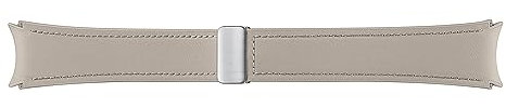 Samsung Galaxy Official D-Buckle Hybrid Eco-Leather Band (Wide, M/L) for Galaxy Watch, Etoupe