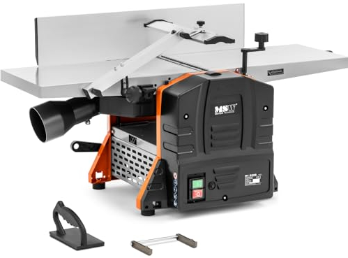 MSW MSW-WOBD-1500L Hobelmaschine mit Abrichte - 2-in-1-1500 W - 2 Messer - 252 mm Breite Dickenhobel Abricht- und Dickenhobel Dickenhobelmaschine Abrichthobel