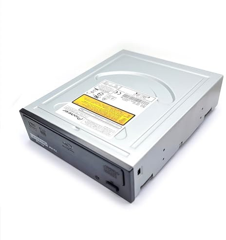 Original Pioneer BDXL 4K Ultra HD Blu-ray Player 128GB Disc Burner for BDR-211UBK/BDR-211EBK, 16X BD-RE/DL/XL/TL QL, 16X DVD+-R/RW, CD-RW Optical Drive