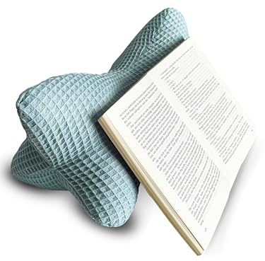 seakers Leseknochen Knochenkissen | Für Erwachsene und Kinder | Waschbar und 100% bequem | Perfekt als Lesekissen, Nackenrolle oder Nackenkissen zum Relaxen und Lesen | Mint-Grün