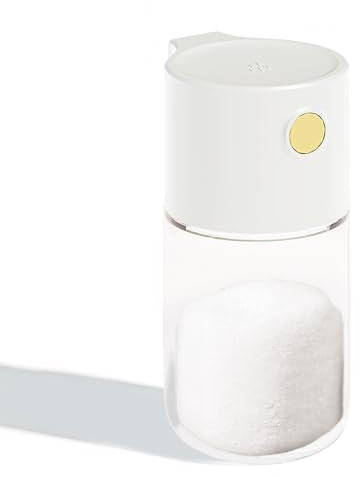 Zssxysm Salino da Tavola, Saliera da Cucina, Spargi Zucchero a Velo, Dosaggio 0,5 g Erogatori di Condimenti, Barattoli per Spezie, Sale Zuccheriera, Dosatore Zucchero per Cucina, Barbecue, Camper