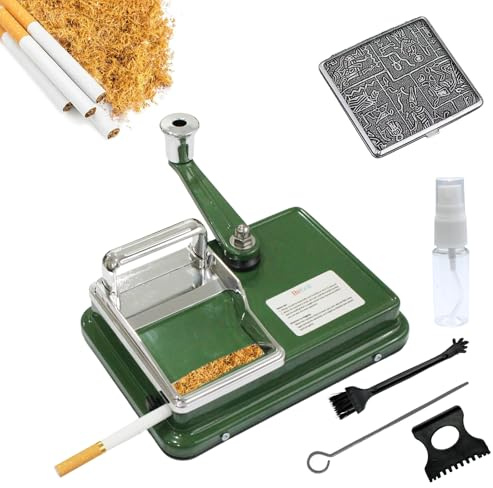 BeGrit Zigarettenstopfmaschine Stopfmaschine Grün für 8mm Zigaretten