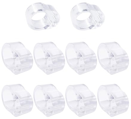 10 Uds. Parachoques De Manija De Puerta, Parachoques De Puerta Transparente De Pvc, Accesorios De Puerta, Protector De Puerta, Accesorios Para Muebles